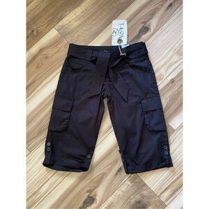 NWT NORI Bermuda Cargo Black Women’s Shorts